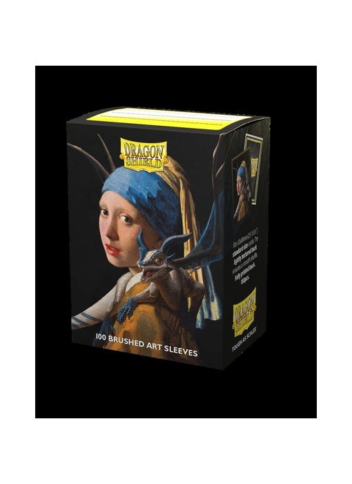 Dragon Shield - Brushed Art Sleeves - Girl with the Pearl Earing (100Ct)