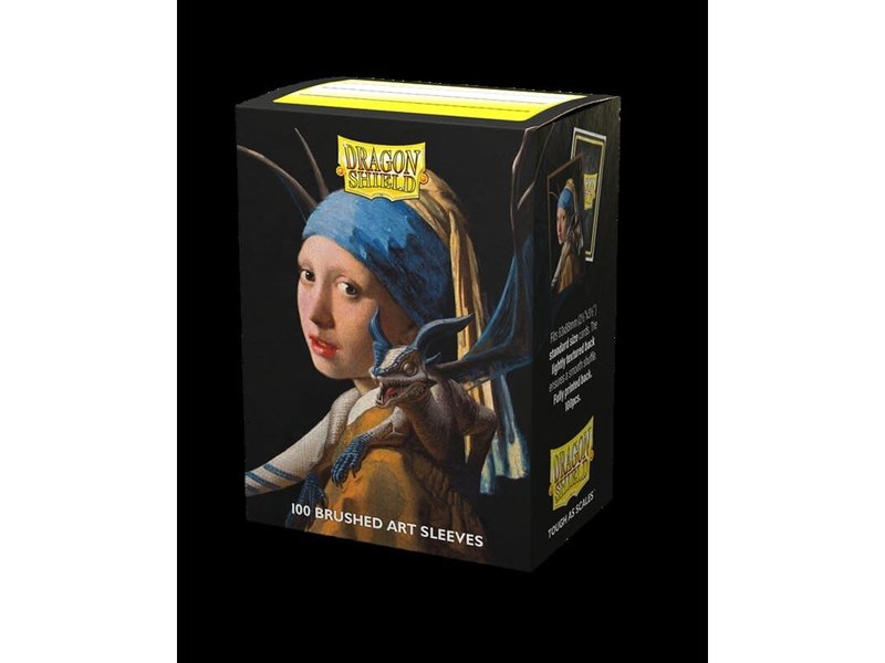 Dragon Shield - Brushed Art Sleeves - Girl with the Pearl Earing (100Ct)