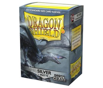 Dragon Shield Sleeves Matte Silver(100) (Non Glare)
