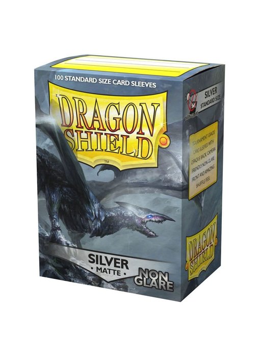 Dragon Shield Sleeves Matte Silver(100) (Non Glare)