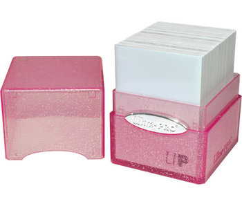 Ultra Pro Deck Box Satin Cube Glitter Pink