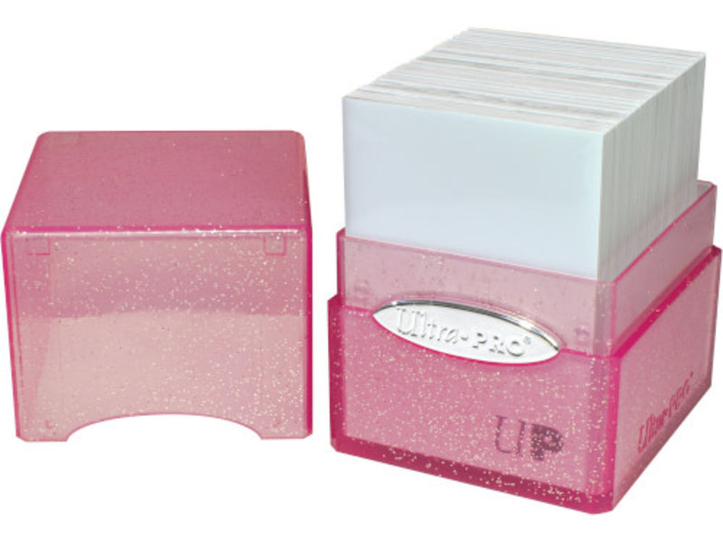 Ultra Pro Ultra Pro Deck Box Satin Cube Glitter Pink