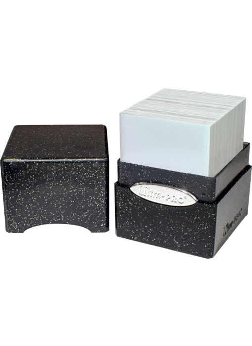 Ultra Pro Deck Box Satin Cube Glitter Black