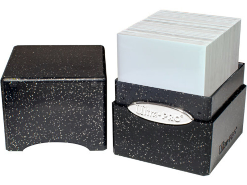 Ultra Pro Ultra Pro Deck Box Satin Cube Glitter Black