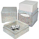 Ultra Pro Deck Box Satin Tower Glitter Clear