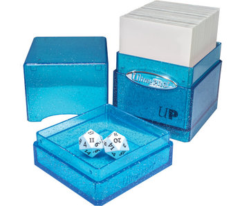 Ultra Pro Deck Box Satin Tower Glitter Blue