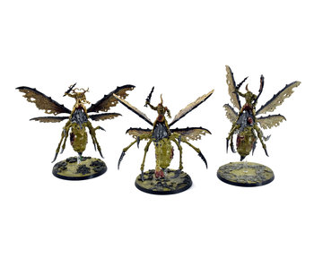 MAGGOTKIN OF NURGLE 3 Plague Drones #2 Sigmar WELL PAINTED
