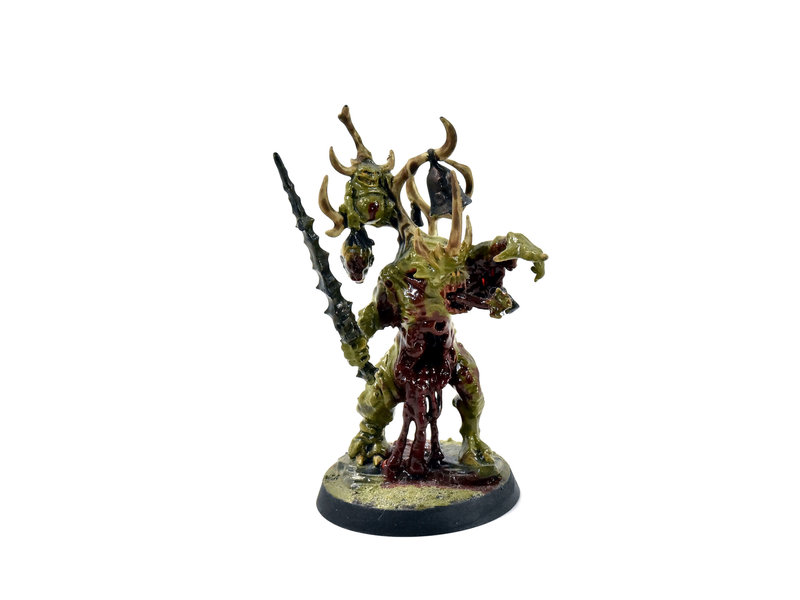 Games Workshop MAGGOTKIN OF NURGLE Poxbringer, Herald of Nurgle #1 WELL PAINTED