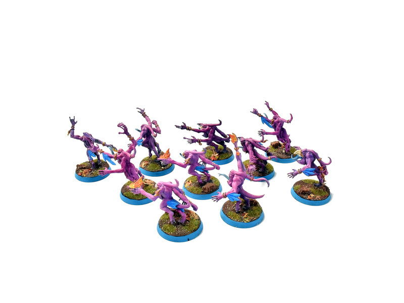 Games Workshop THOUSAND SONS 10 Pink Horrors #3 PRO PAINTED Warhammer 40K