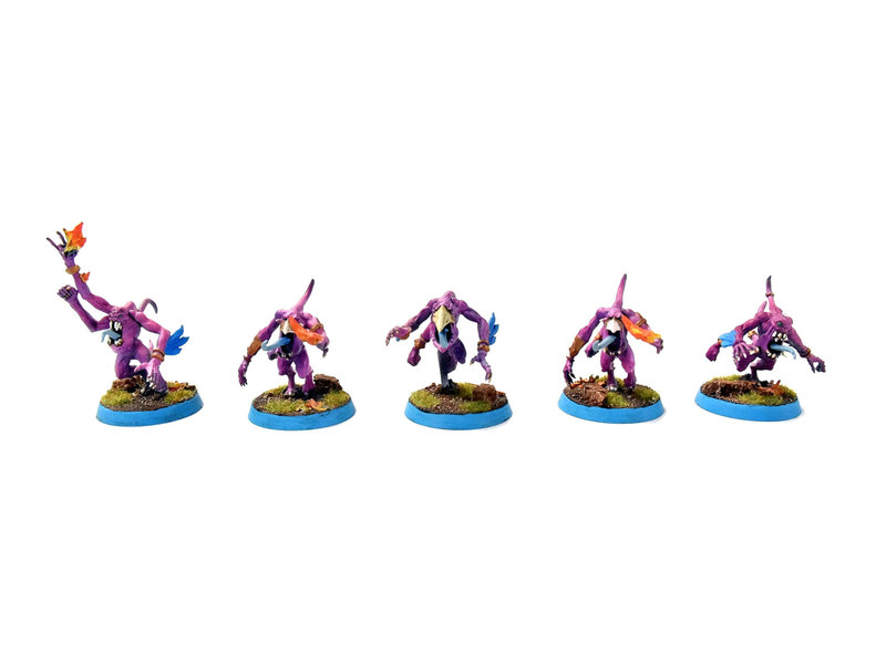Games Workshop THOUSAND SONS 10 Pink Horrors #3 PRO PAINTED Warhammer 40K