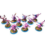 Games Workshop THOUSAND SONS 10 Pink Horrors #2 PRO PAINTED Warhammer 40K