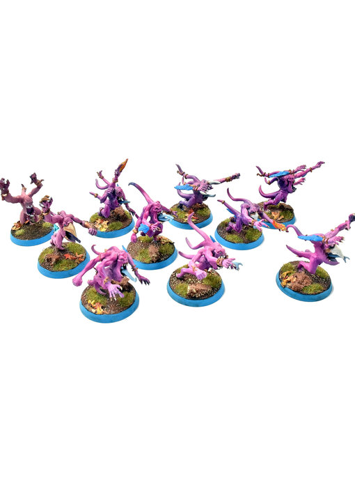 THOUSAND SONS 10 Pink Horrors #2 PRO PAINTED Warhammer 40K