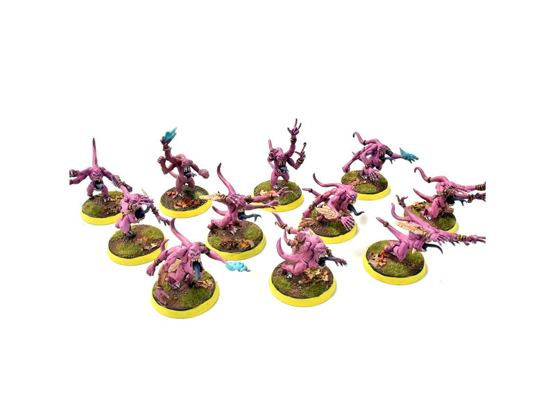 Games Workshop THOUSAND SONS 10 Pink Horrors #9 PRO PAINTED Warhammer 40K