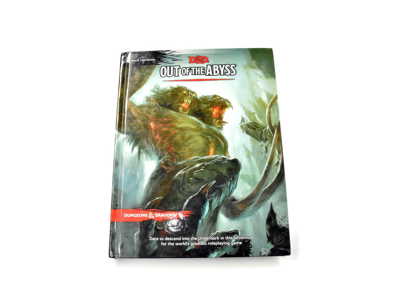 Wizards of the Coast DUNGEONS & DRAGONS Out of The Abyss Used Good Condition