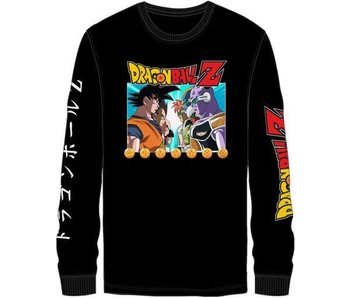 Dragon Ball Z - M  Group Shot Men’S Black Long Sleeve Tee Shirt