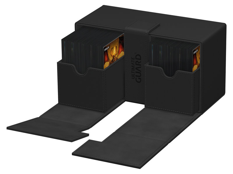 Ultimate Guard Ultimage Guard Twin Flip N Tray Deck Case Monocolor Black 200+