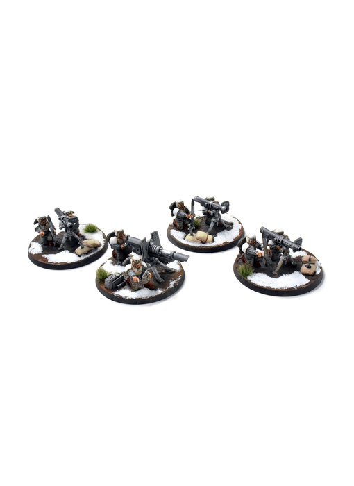 ASTRA MILITARUM 4 Cadian Heavy Weapons Team #4  WELL PAINTED 40K