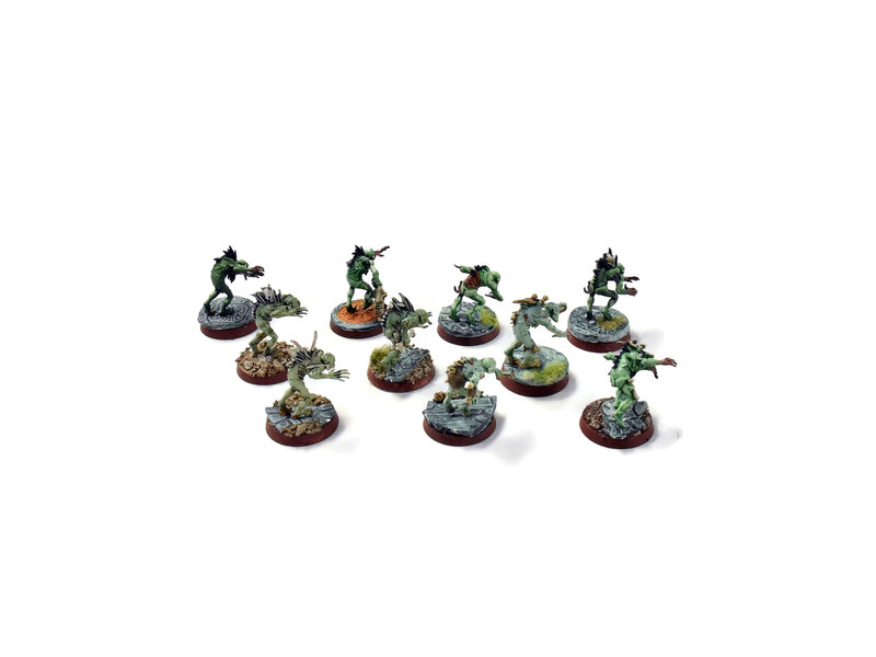 Games Workshop FLESH-EATER COURTS 10 Crypt Ghouls #2 Sigmar WELL PAINTED