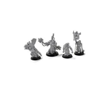 SPACE MARINES Grimaldus & Retinue #2 FINECAST black templars 40K