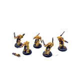 Games Workshop SPACE MARINES 5 Assault Intercessors #2  WELL PAINTED IMPERIAL FISTS