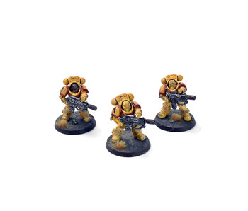 SPACE MARINES 3 Primaris Eradicators #1  WELL PAINTED 40K IMPERIAL FISTS