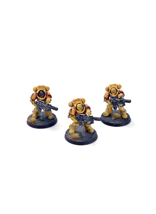 SPACE MARINES 3 Primaris Eradicators #1  WELL PAINTED 40K IMPERIAL FISTS