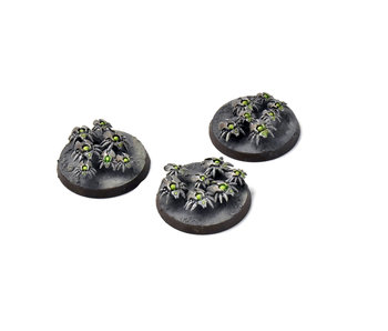 NECRONS 3 Scarab Swarm Bases #2 Warhammer 40K WELL PAINTED
