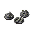 Games Workshop NECRONS 3 Scarab Swarm Bases #2 Warhammer 40K WELL PAINTED