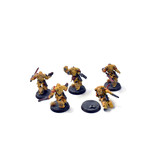 Games Workshop SPACE MARINES 5 Assault Intercessors #1  WELL PAINTED 40K IMPERIAL FISTS