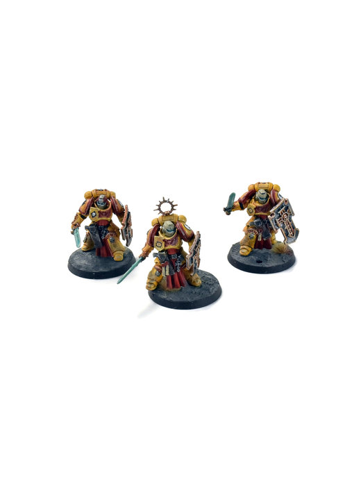 SPACE MARINES 3 Blade guard Veterans #1 WELL PAINTED 40K