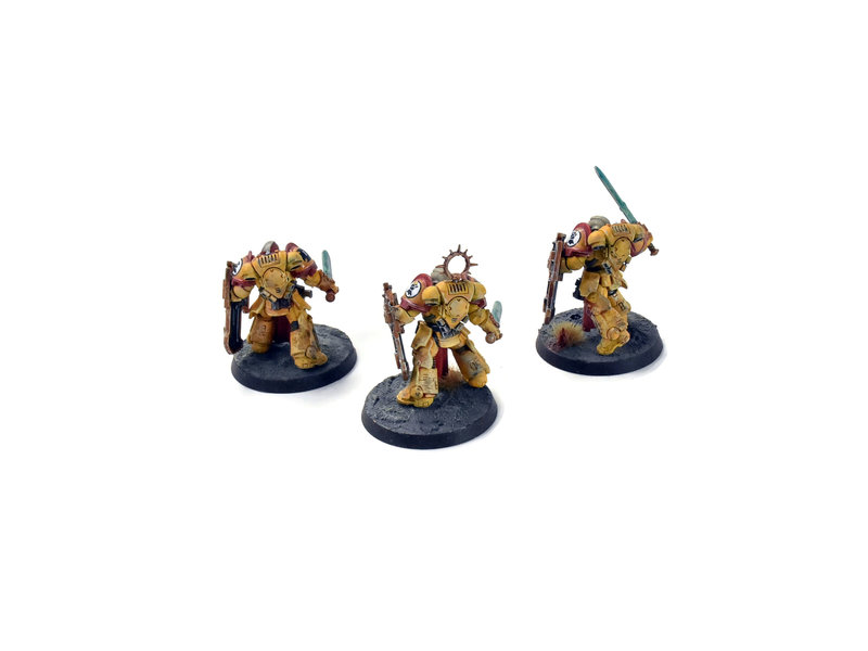 Games Workshop SPACE MARINES 3 Blade guard Veterans #1 WELL PAINTED 40K