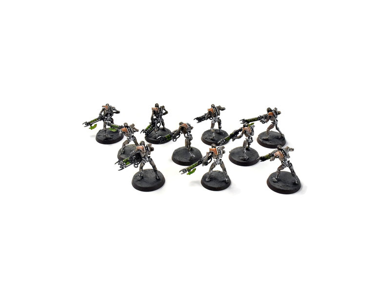 Games Workshop NECRONS 10 Warriors #2 Warhammer 40K WELL PAINTED