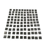 100 * 20mm Square Bases