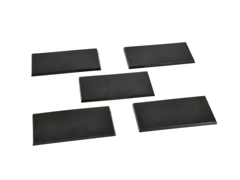 5 * 50mm x 100mm rectangle Bases