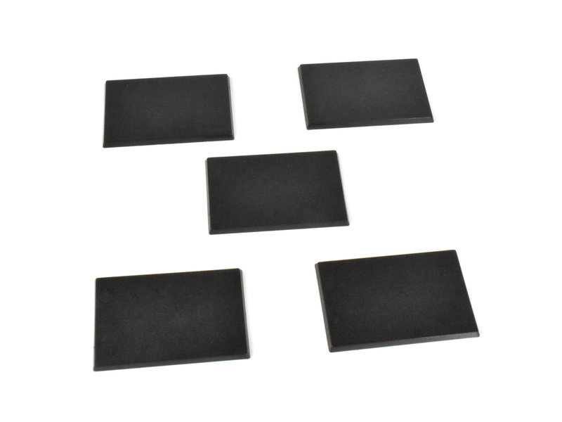 5 * 50mm x 75mm rectangle Bases