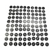 100 * 32mm Round with slot Bases