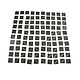 100 * 25mm Square with Bevel Slot Bases