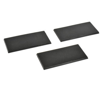 3 * 50mm x 100mm rectangle Bases