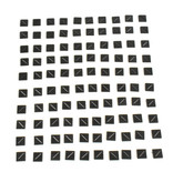 100 * 20mm Square bevel Slot Bases