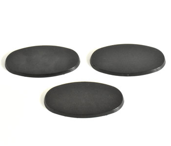 3 * 90mm x 52mm Oval Bases