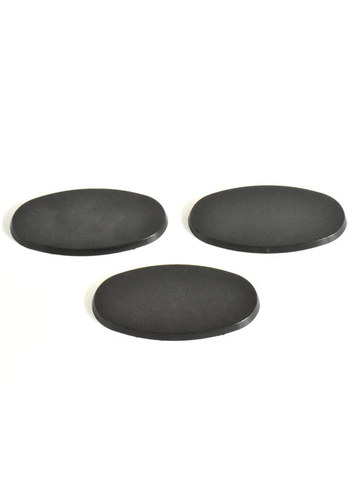 3 * 90mm x 52mm Oval Bases