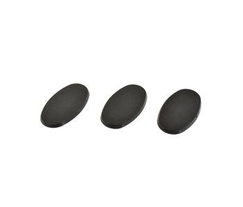 3 * 75mm x 42mm Oval Bases