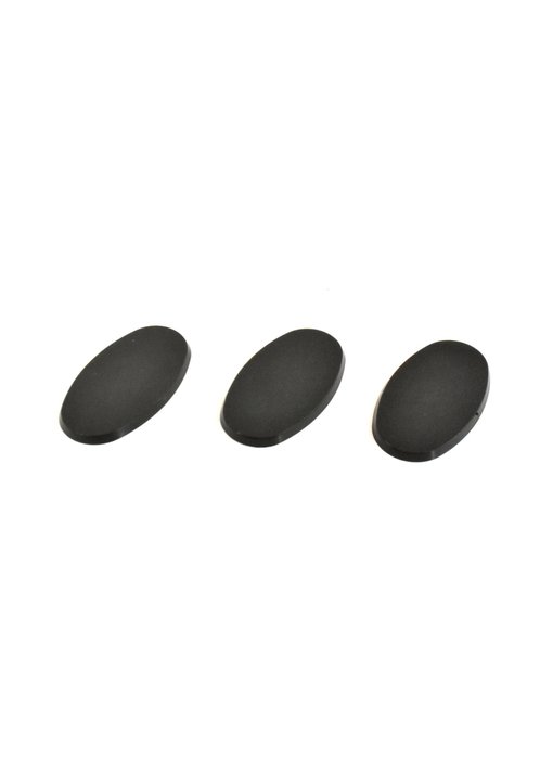 3 * 75mm x 42mm Oval Bases