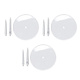3 * 60mm Round Transparent Flight Stand