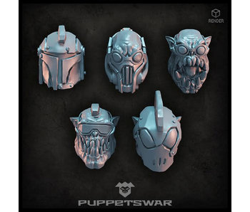 Puppetswar Rocket Orc Heads  (S499)