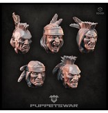 Puppetswar Puppetswar Native American Heads (S493)