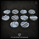 Puppetswar Alpha Sector Bases - Round 25mm (x10) (L029)