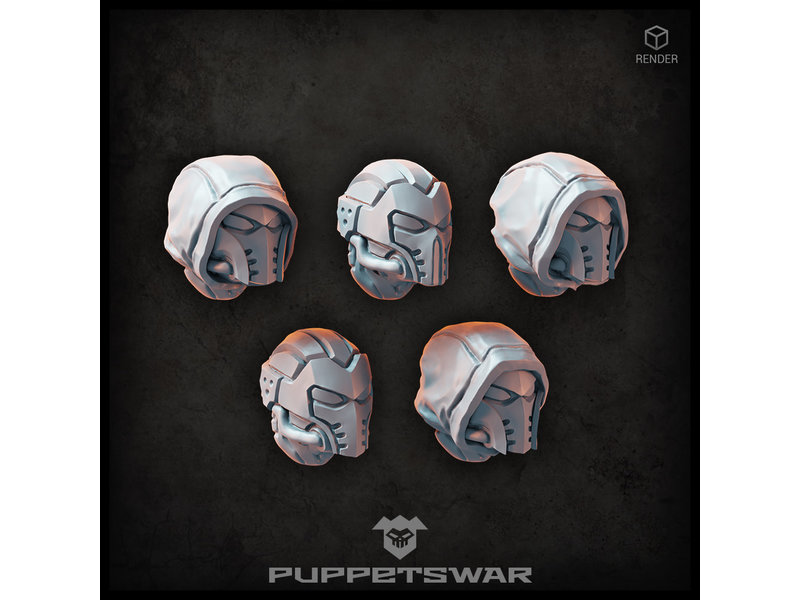 Puppetswar Puppetswar Ninja Adept Heads (S503)