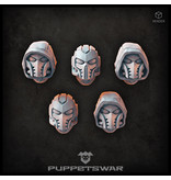 Puppetswar Puppetswar Ninja Adept Heads (S503)