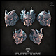 Puppetswar Bushi Dragon Helmets  (S491)